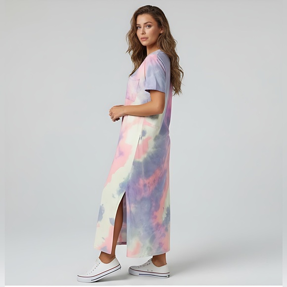 Tie Dye Maxi Dress - Picture 4 of 8